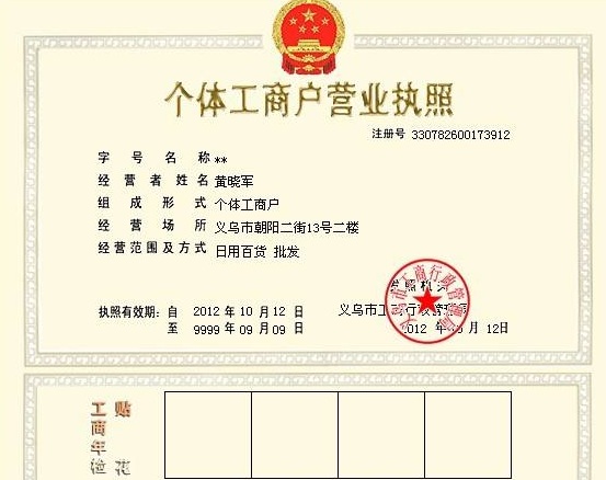 為什么要辦理個體戶營業執照?不辦能開業嗎?