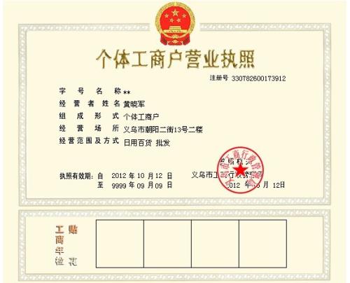 應該如何對營業執照經營范圍進行劃分